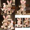 Cute Giant Plush Bunny Doll Soft Long Fur Stuffed Toy For Girls Cozy Sleep Pillow