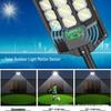 Smart Waterproof Induction Solar Lamp with Remote Control for Outdoor Courtyard and Street Lighting
