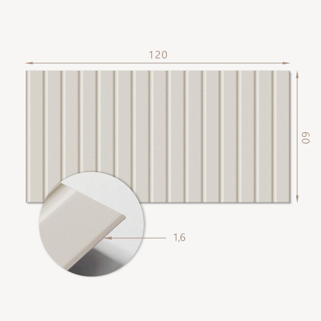 Winylowy Panel Ozdobny Z Grafiką Do Kuchni Lub Łazienki 120X60 Cm Pionowe Pasy Tekstury