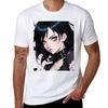 Goth Anime Girl Cute Kawaii Dark Woman Adorable Black Pastel Colors T-shirt T Shirts For Man Cotton T Shirt Personalised T-shirt