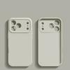 Silicone Feel Lens Protection Case For iPhone 17 14 12 11 13 15 16 Pro Max 16 15 14 Plus 16 E Air Shockproof Cover Accessories