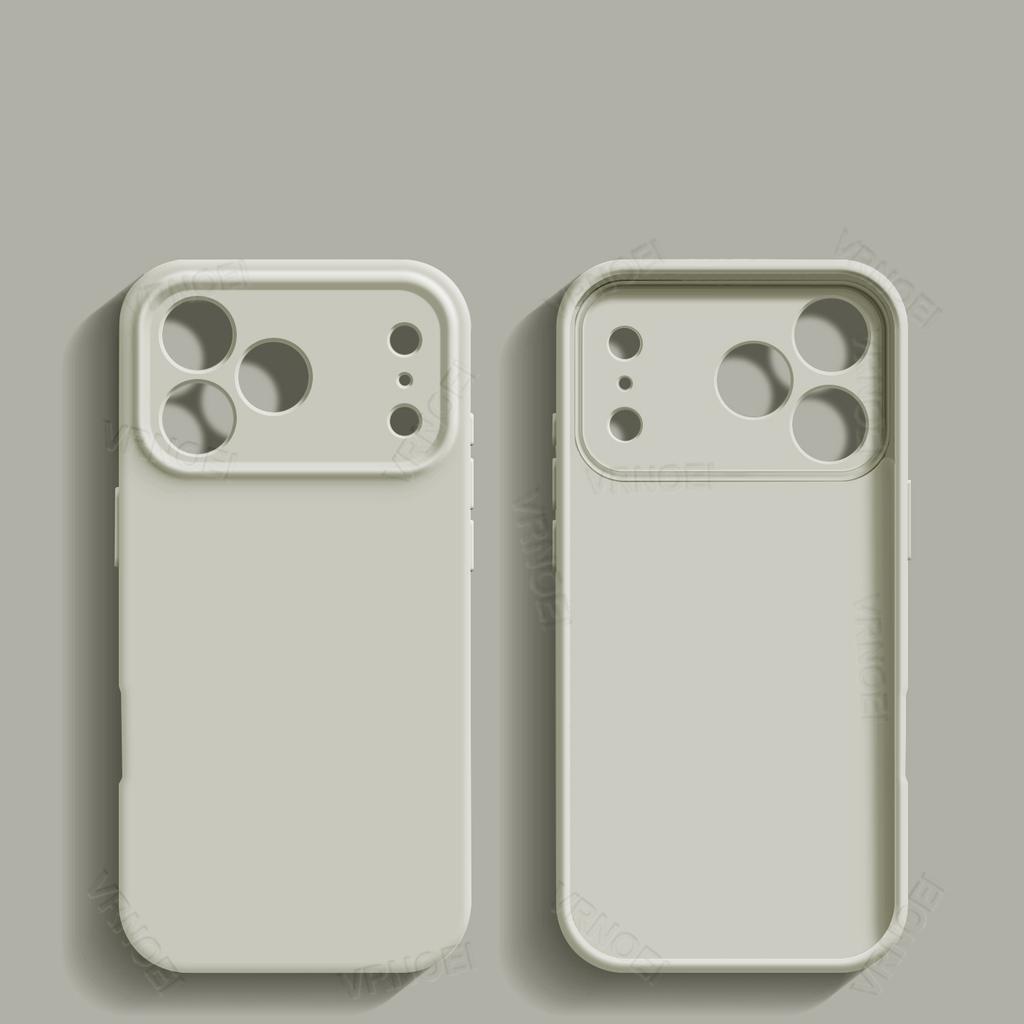 Silicone Feel Lens Protection Case For iPhone 17 14 12 11 13 15 16 Pro Max 16 15 14 Plus 16 E Air Shockproof Cover Accessories