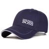 Letter THE REAL BOSS Embroidered Baseball Cap Men and Women Adjustable Outdoor Cotton Hat Fashionable Casual Travel Hats Golf Caps