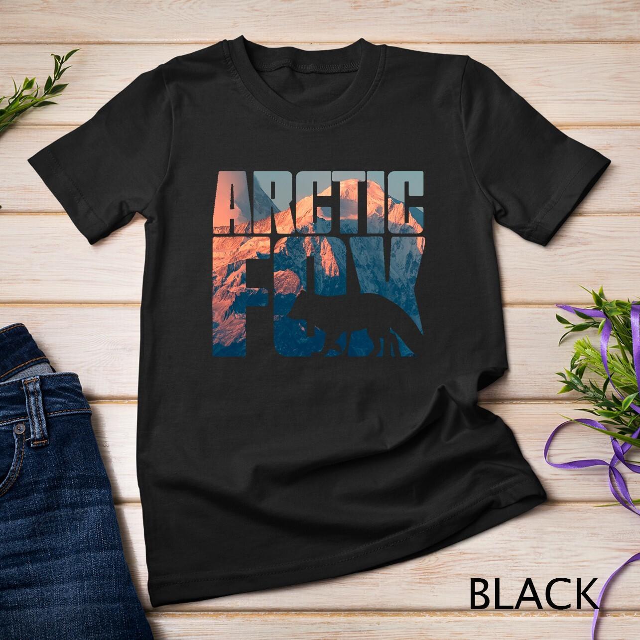 Arctic Fox Lover Colorful Clothing - Arctic Fox T-Shirt Mens Womens Tees Top Unisex T-Shirt Mens Womens Tees Top L