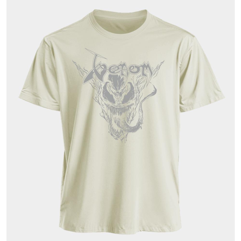 Men's and Women's T-shirts Venom Summer American Spring and Autumn Casual Sporty Punk Harajuku Fashion Short Sleeves