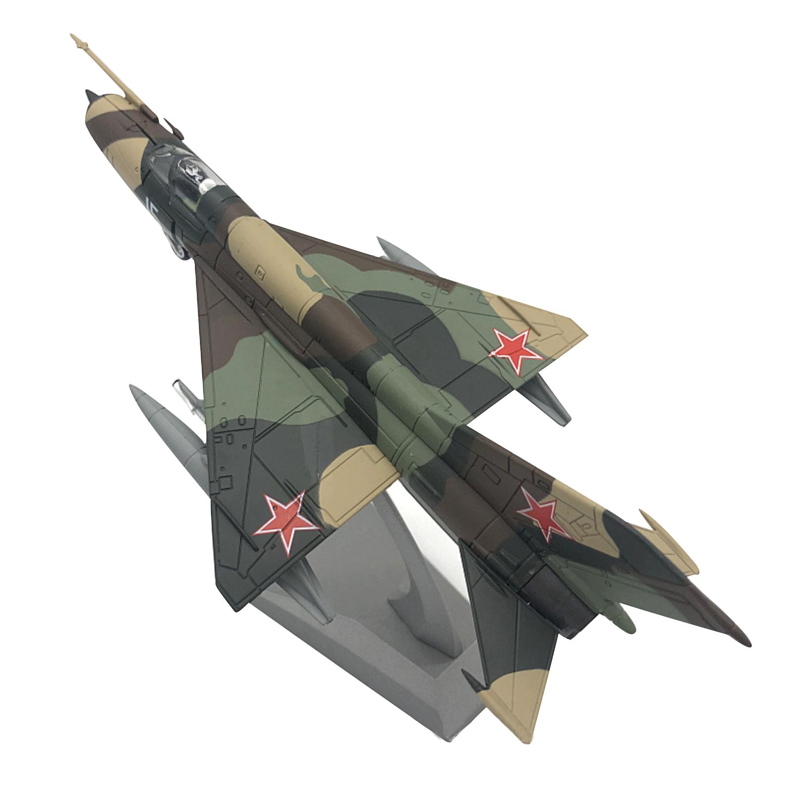 Масштаб 1/72 Модель самолета из сплава Советский Классический Истребитель МиГ-21 Модель Самолета-симулятора Для Коллекции United States