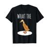 What The Duck Morning Grouch Coffee Rubber Drake T Shirt Black Vintage Washed Versatile Slightl