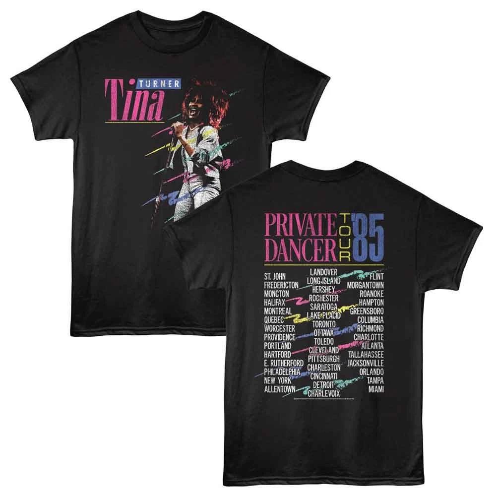 Tina Turner - Private Dancer Tour 85 - 2-Sided Print  Solid Children s T-shirt - Black 110