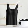 Women's Solid Color Cup Yoga Bottom Shirt Sports Underwear Vest