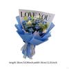 Artificial Flower Bouquet Crochet Design for Holiday Table Centerpiece Gift From Kids