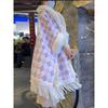 Winter Hooded Cape Poncho - Fleece Lined Extra Thick Mid-length Eco-friendly Outerwear
