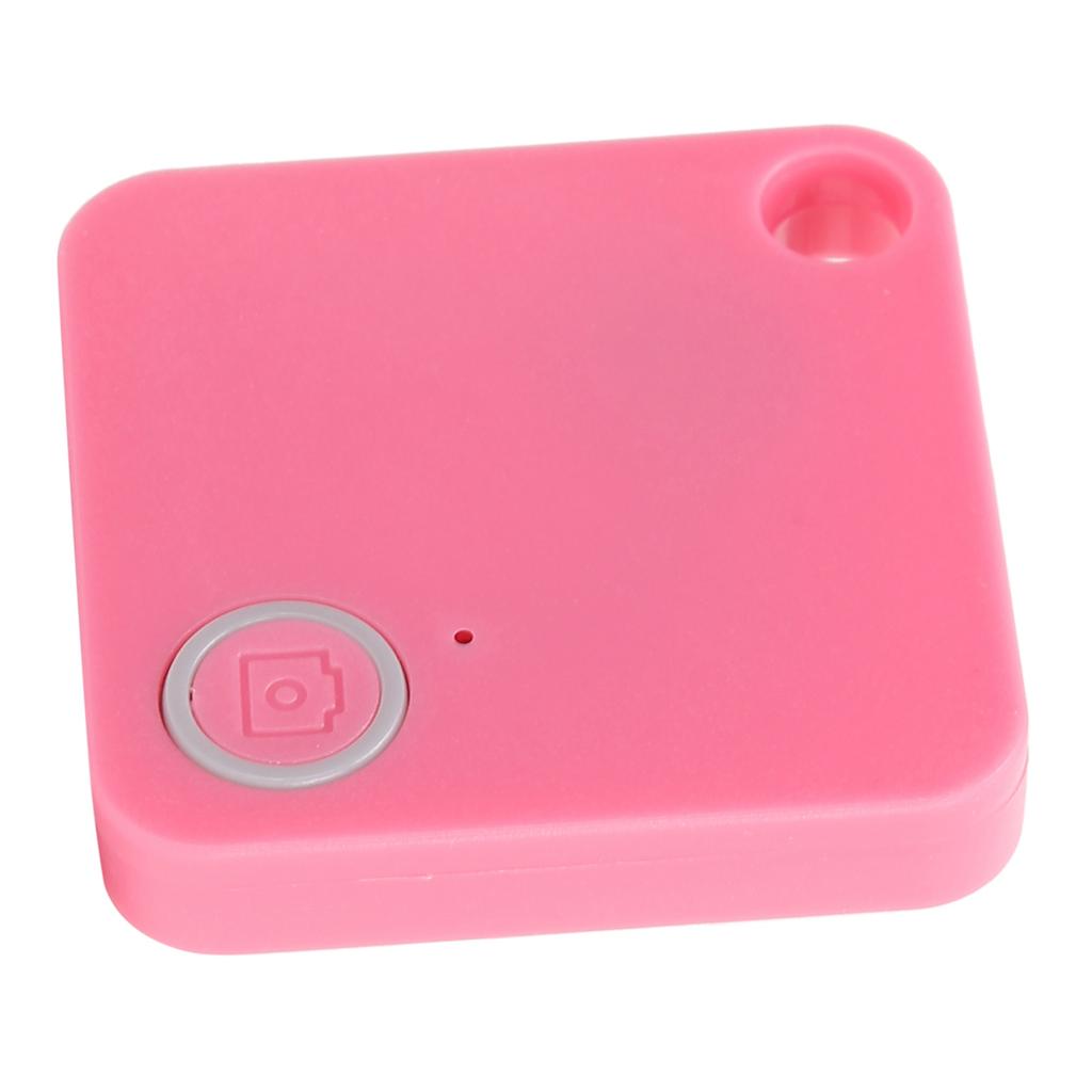 Bluetooth Tracking Device AntiLost Key Finder Item Locator AntiTheft Alarm for Children Pets Wallet(Pink )
