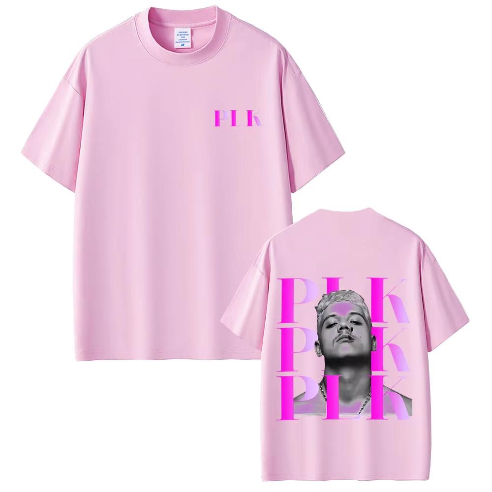 

Rapper Plk Face Graphic Tshirt Men Women Fashion Pop Music Streetwear Mens Casual Cotton T Shirts Unisex Vintage Hip Hop Tees 4XL