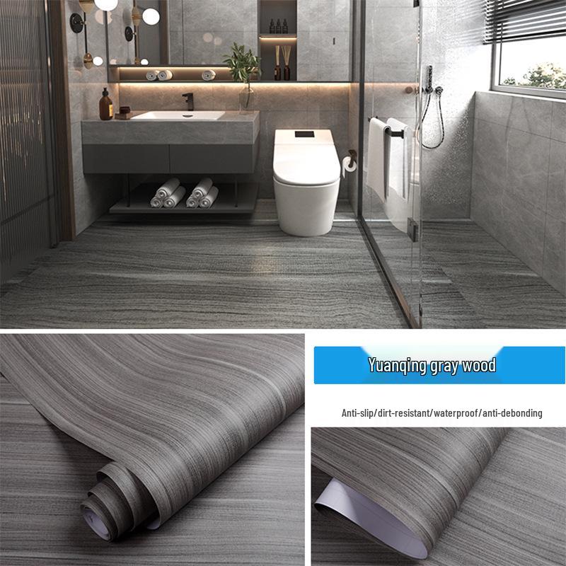 Adesivo da Pavimento Moderno Minimalista Autoadesivo per Bagno, WC e Cucina