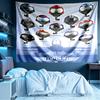 Top Gun Print Tapestry, Lightweight Wall Hanging, for Bedroom, Dorm, Living Room, Home Art Decor, Birthday Christmas Gift for Friends