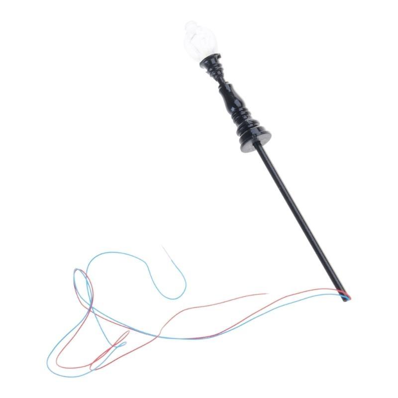 Dollhouse Street Light Model Train Lamps Post Street Lamps Post 1 Mini Dollhouse Street Light Model Ornament