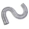 Dryer Vent Hose Air Duct Aluminum Ducting with 2 Screw Clamps 1.97in Diameter Dryer Vent Hose for Air Conditioning