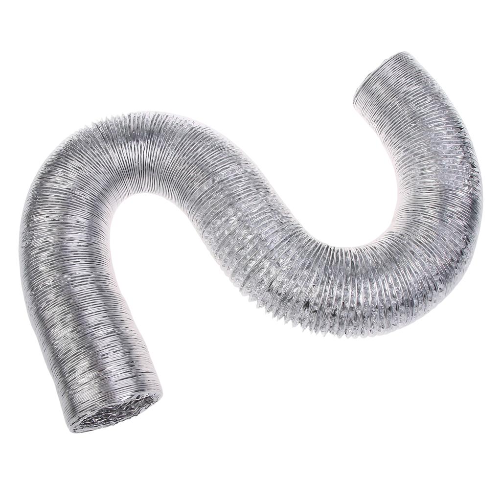 Dryer Vent Hose Air Duct Aluminum Ducting with 2 Screw Clamps 1.97in Diameter Dryer Vent Hose for Air Conditioning