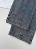 Women's Retro Wide-Leg Inverted Front Denim Jeans, Autumn/Winter 2025, Plus Velvet Thick, Loose Fit, Straight-Leg Backwards Design.