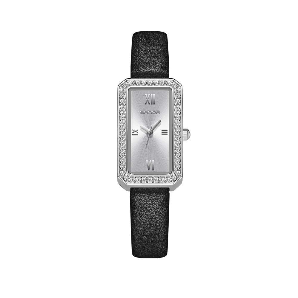Luxury Fashion Women Quartz Watch Green Dial Student Ladies Diamond Watches for Woman Waterproof Wristwatches Reloj Mujer