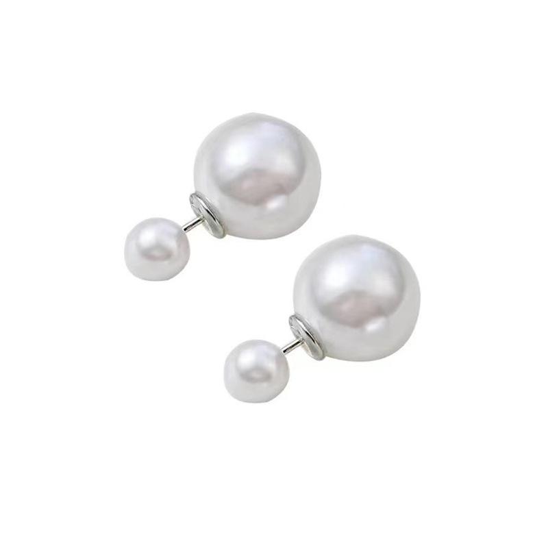 Retro Light Luxury Korean-Style Pearl Tassel Earrings for Women