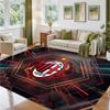 AC Milan Design Crystal Velvet Rug Soft Decorative Mat for Bedroom Entrance