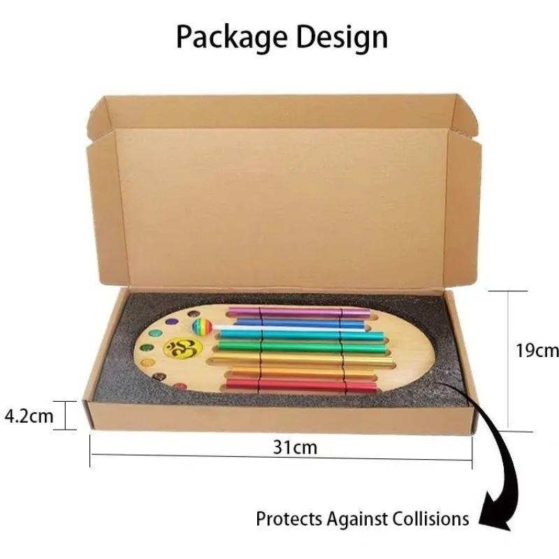 Bells Seven Rounds of Energy Concert Chimes Yoga Meditation Professional Musical Percussion Instruments