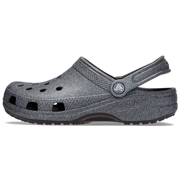 Crocs Classic Clog EVA Round Toe Hole Shoes Unisex Footwear Black Gray 207551-001
