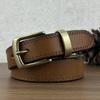 2.8Cm Wide Retro Fashion Belt Women'S Leather Pin Buckle First Layer Cowhide Casual Jeans Belt Women'S