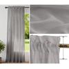 Sheer Linen Textured Curtain Rod Pocket Semi Sheer Voile Drapes Privacy Panel for Living Room Bedroom Window Elegant Treatments
