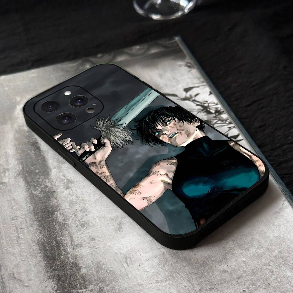 Maki Zenin Jujutsu Kaisen Anime Phone Case Black Silicone Soft Shell For IPhone 17 16 15 14 13 12 11 Air Pro Max Plus Hot Sale