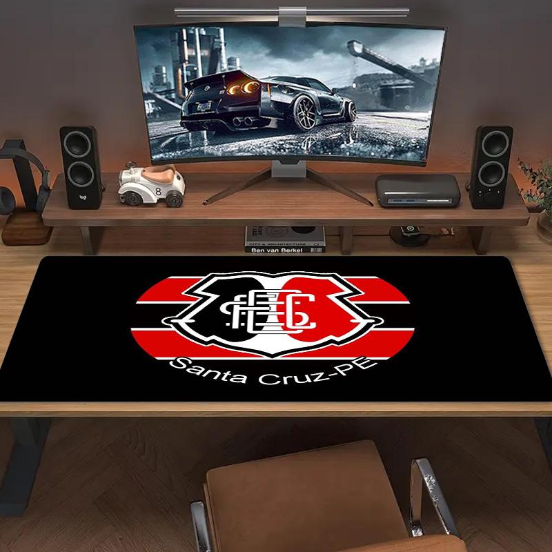 Santa Cruz Color Mouse Pad Large Gaming Table Cushion Non-slip Laptop Tablet Big Mousepad XXL Mat Mini PC Playmat With Lock edge
