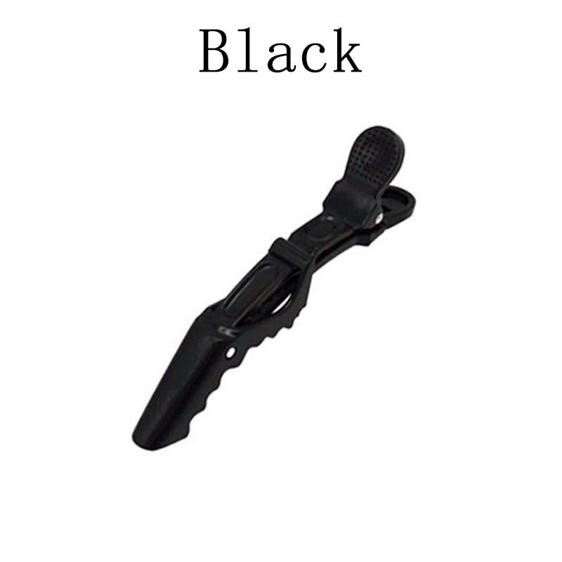 Fashion Luxury 6pcs/lot Plastic Hair Clip Hairdressing Clamps Claw Section Alligator Grip Barbers For Salon Styling Hairdressing