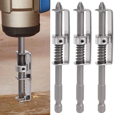 Spring-Loaded Screw Anti-Fall Holder Bit Wear Resist Screws Retaining Tool Screw Fixing Drill Bit  for Electricians Mechanics