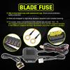 For Polaris Ranger XP General UTV Turn Signal Kit w/110D Horn Triangle Flowing Street Legal ATV Blinker Kits Column Lever Switch