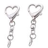 10/20/50Pieces Unique Alloy Heart Shaped Clasp Keychain DIY Jewelry Accessories