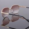 Bifocal Reading Glasses Men Anti Fatigue Presbyopic Eyewear Ultralight Tea Resin 0 To +400 Look Far Near Business