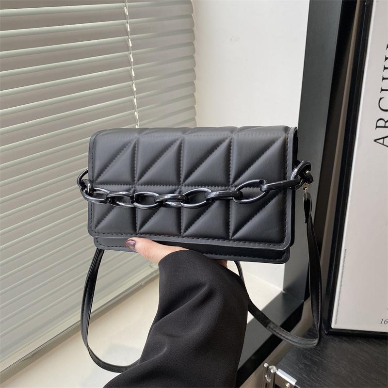 Korean Casual Retro Crossbody Women's Bag Spring New Trendy Fashionable Fashionable Shoulder Bag Simple Small Square Bag