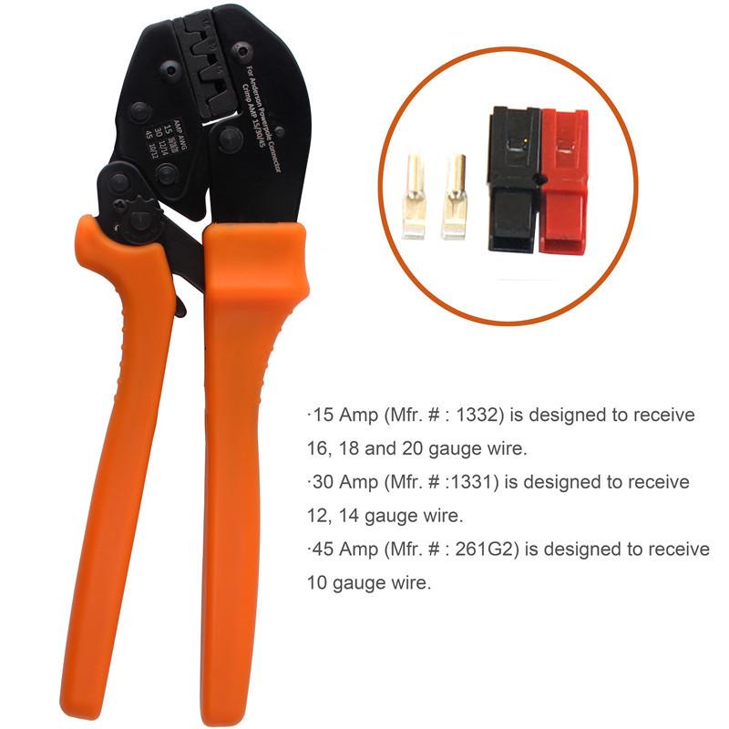 

Powerpole Crimping Pliers - TC-1 Wire Terminal Crimper for 15A 30A 45A Connectors