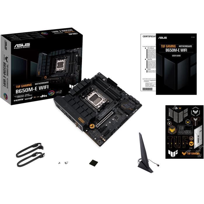 Motherboard - ASUS - TUF GAMING B650M-E WIFI - AMD B650 - Socket AM5 micro ATX