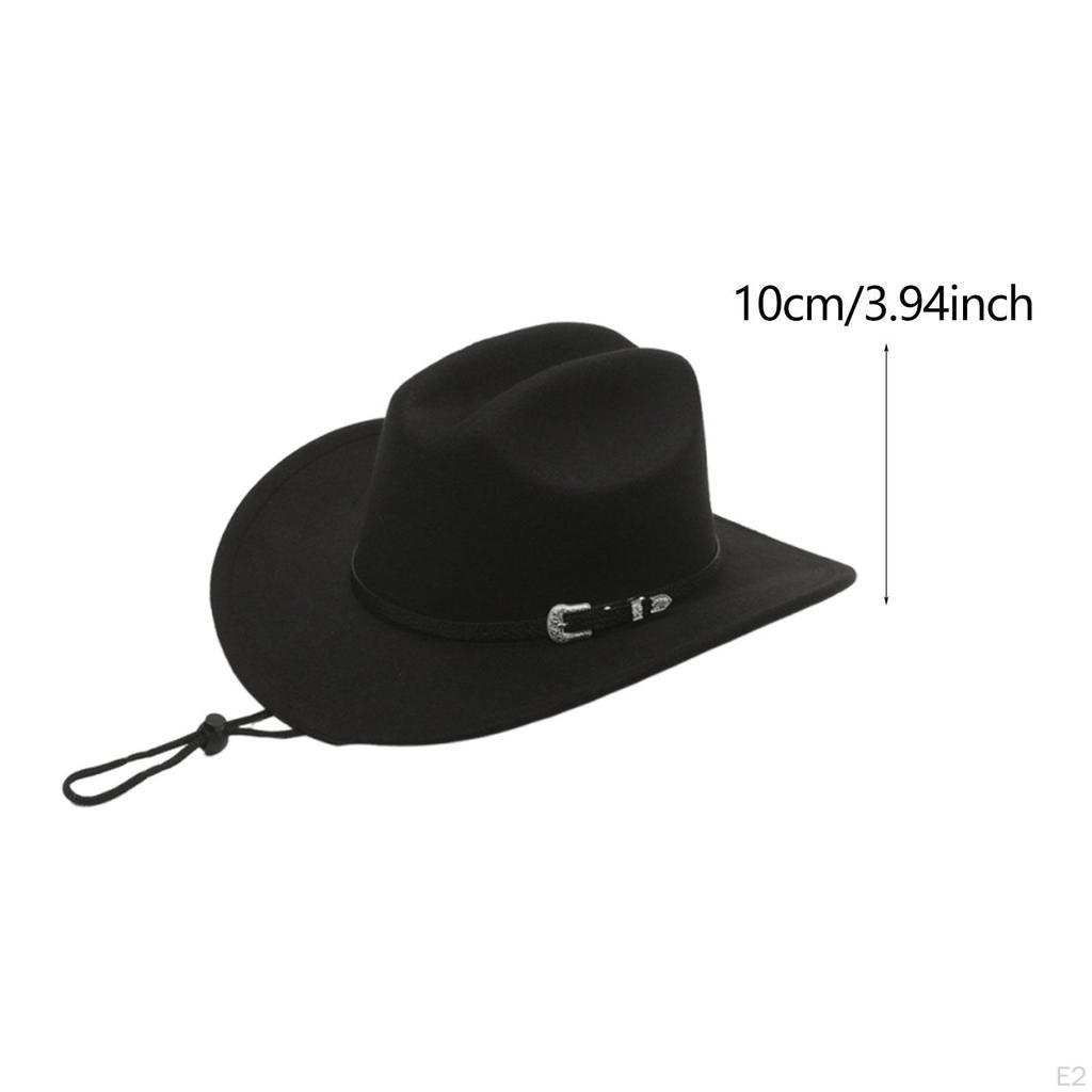 Classic And Trendy Western Cowboy Hat with Adjustable Cord for Shows Carnivals