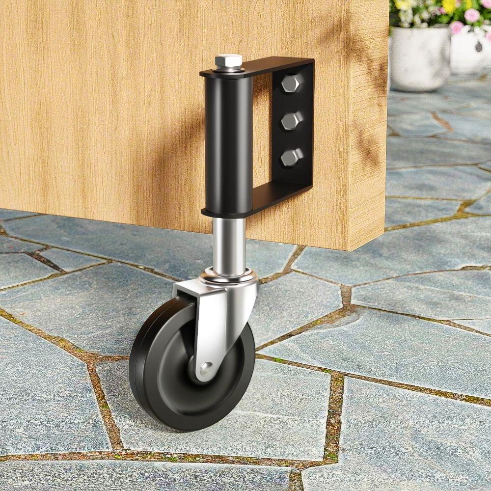 With Brake 360° Rotate Gate Wheels Built-in Double Ball Gate Caster Universal Wheel  Heavy Duty