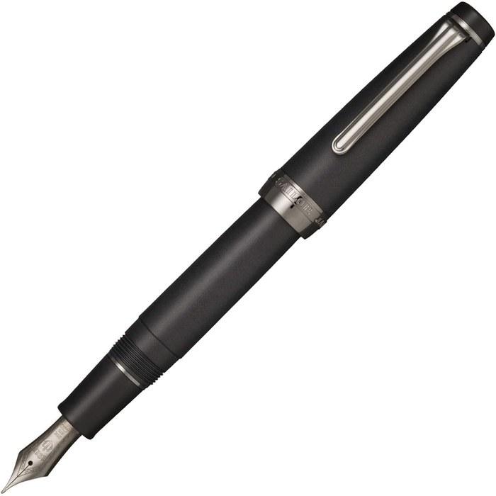 Sailor Professional Gear Imperial Black Fountain Pen, Fine Nib, 11-3028-220, Matte Black