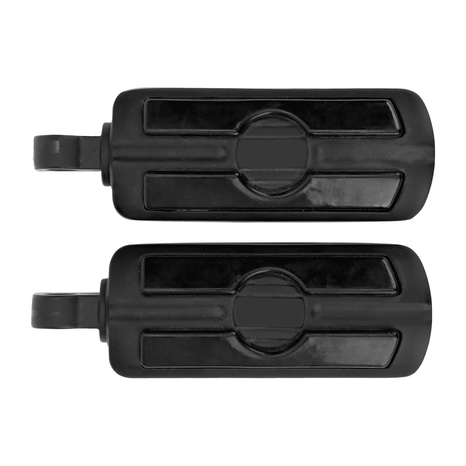 1 пара мотоциклетных подножек Нескользящие подножки Аксессуары для тюнинга мотоцикла Black