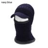 Women Men Warm Lined Full Face Hat Winter Knit Hat Balaclava Hood Cold Protection Cap