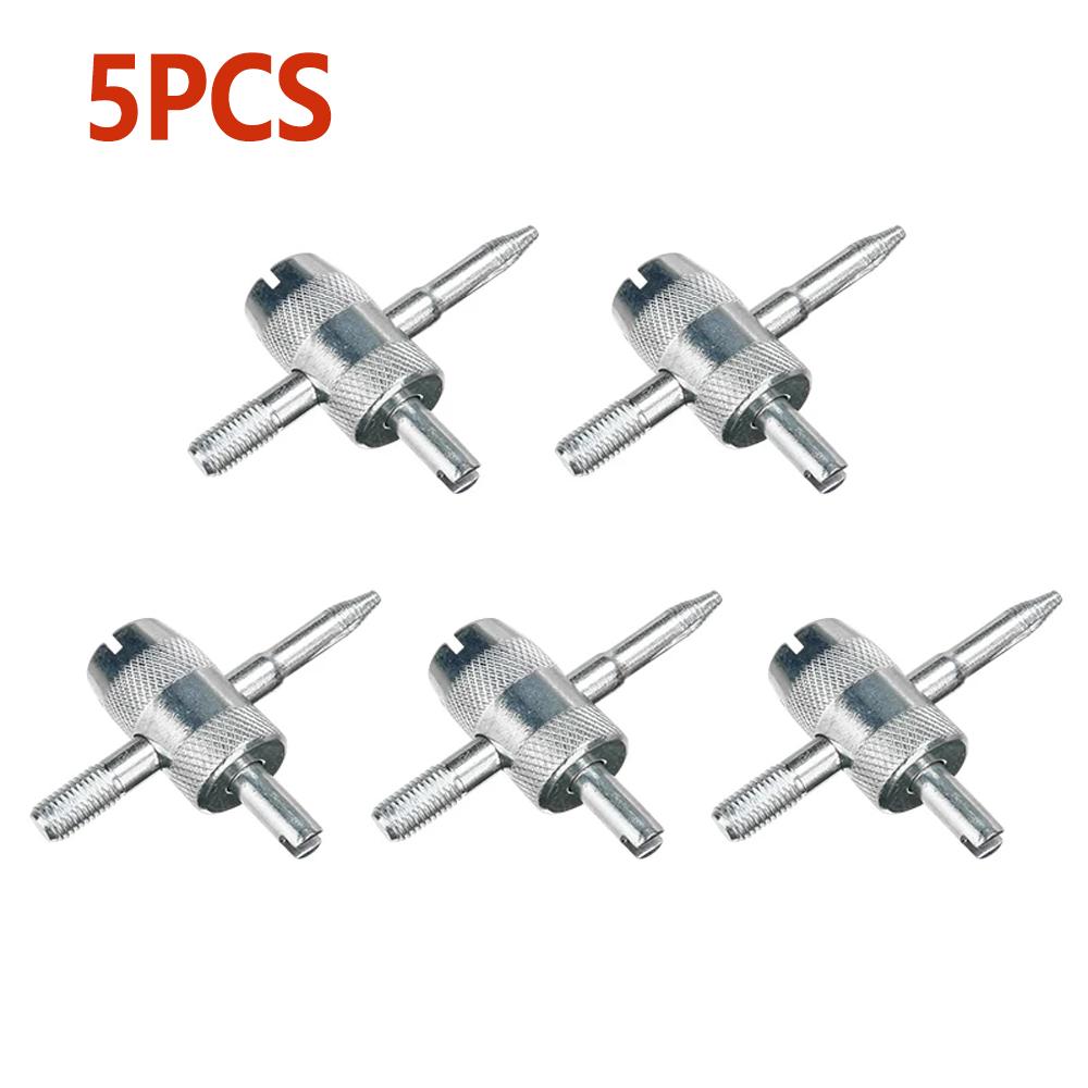 2/5/10/20 pcs Tyre valve core tools valve core 4 Way Car Truck Tire Screwdriver Valve Stem Core Remover Installer Tool