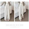 2025 High Waist Petite Bow Soft Drapey Pants - Women's Spring & Autumn
