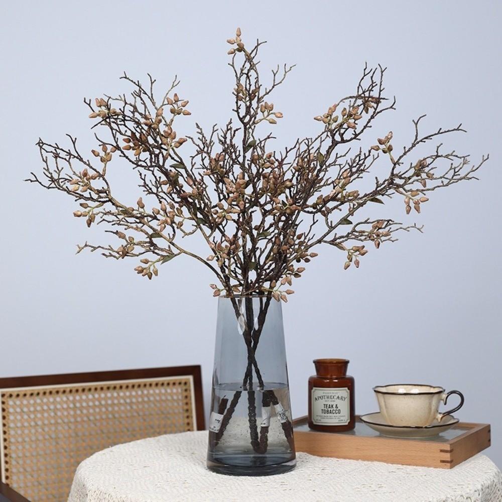 Plastik Eukalyptus Fruchtzweig Real Touch Künstliches Grün Hochzeit Zeremonie