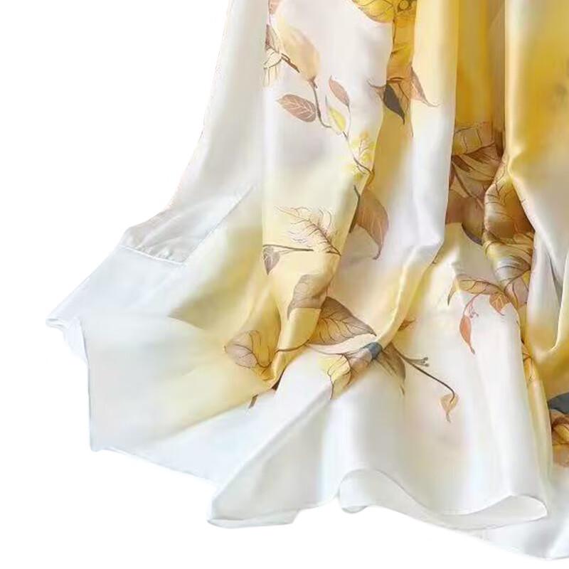 Aisiyalan A-S029 Floral Print Long Scarf