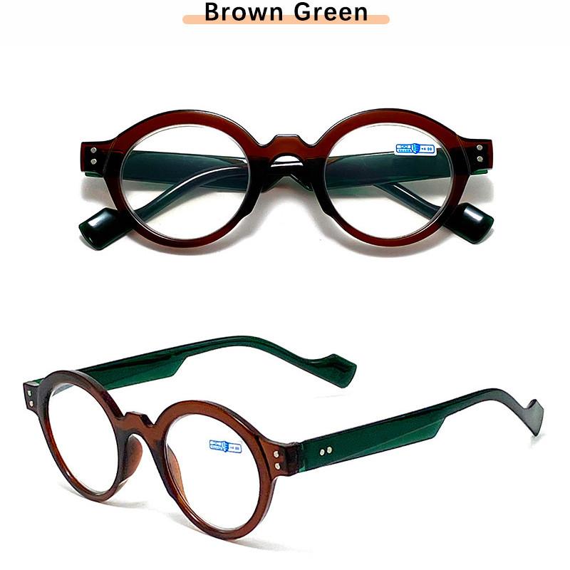 New Round Reading Glasses Women Trendy Presbyopia Hyperopia Anti Blue Light Reading Eyeglasses Men +1.0 +1.5 +2.0 +2.5 +3.0 +3.5